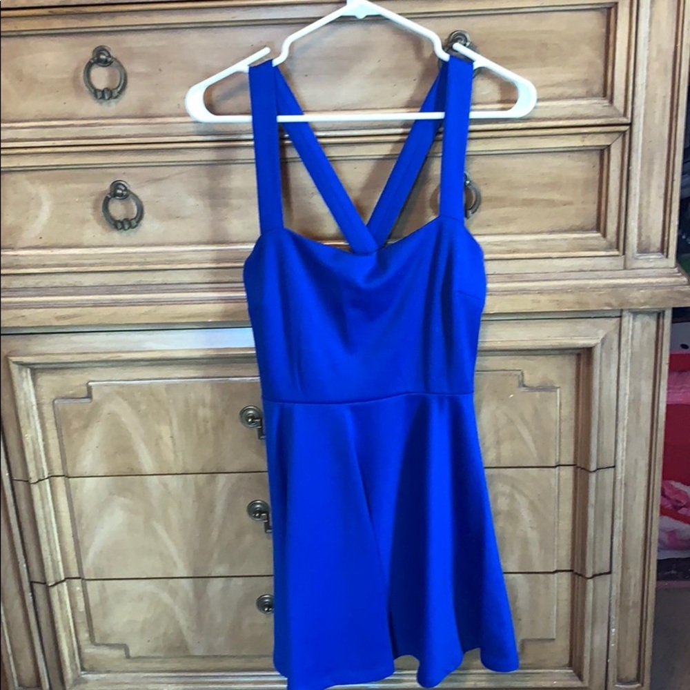 Blue dress